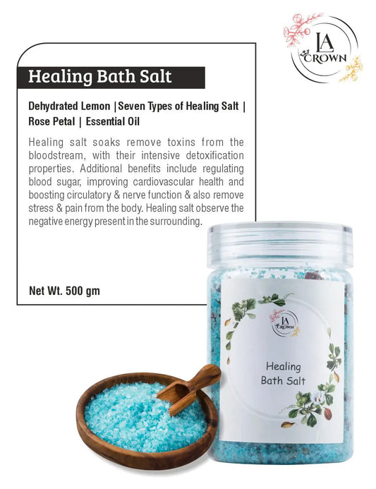 Healing Bath Salt LA Crown Cosmetics