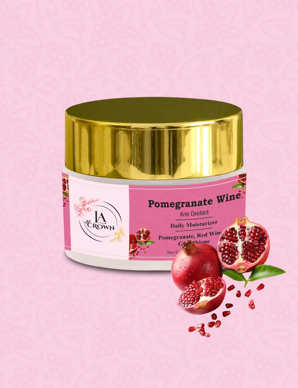 Pomegranate Wine Daily Moisturizer (all skin) LA Crown Cosmetics