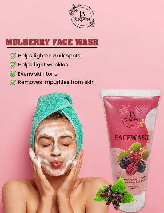 Mulberry Face Wash LA Crown Cosmetics