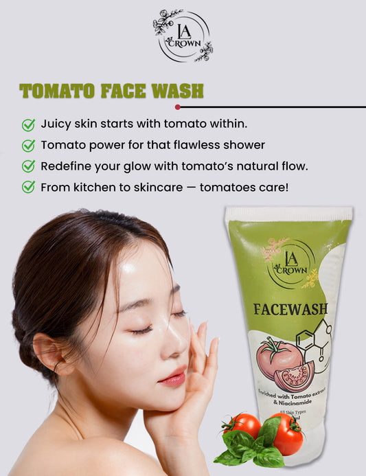 Tomato Face wash LA Crown Cosmetics