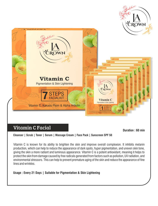 Vitamin C Facial (7 steps)