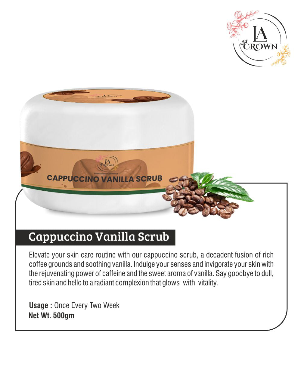 Cappuccino Vanilla Scrub