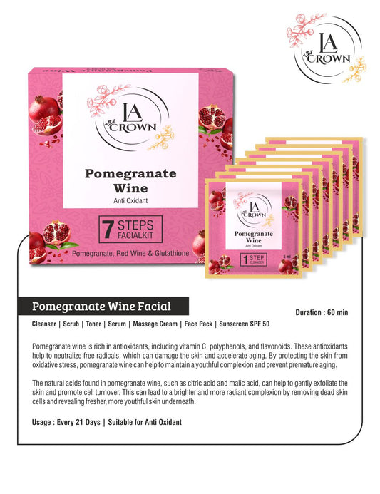 Pomegranate Wine Facial (7 step)