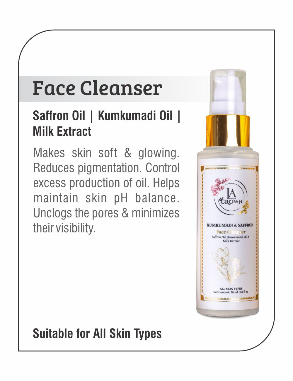 Kumkumadi Face Cleanser & Face Wash