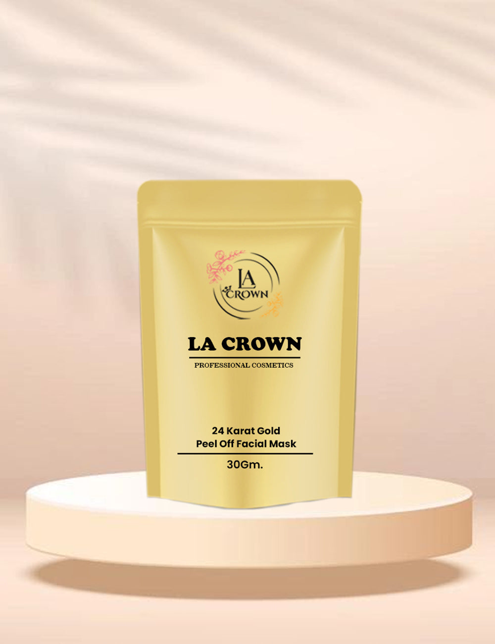 24 karat gold peel off mask LA Crown Cosmetics